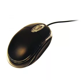 SilverLine OM-290 USB optikai egér vezetékes - fekete