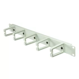   Logilink 19" kábelrendező 1U, műanyag konzolokkal, szürke (OR104G)