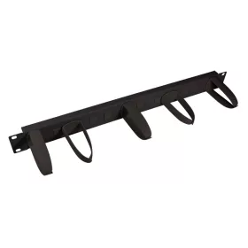   Logilink 19" kábelrendező 1U, forgó kampókkal, fekete (OR105B)