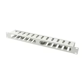   Logilink 19"-os kábelcsatorna/rendező, fedett, 1U, szürke (ORCC01G)