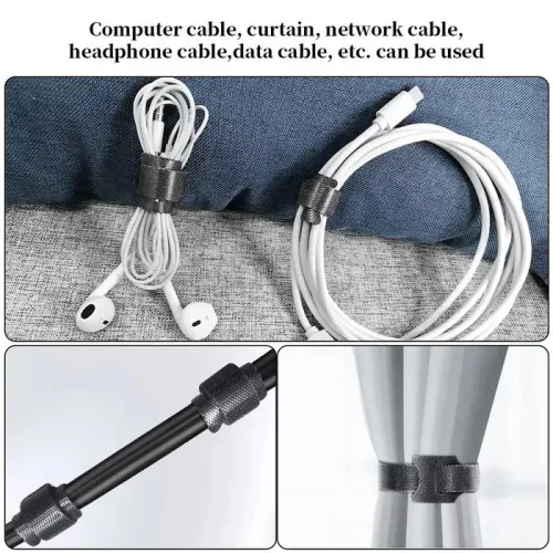 Well ORG-CABEL-T0225BK-WL Tépőzáras kábelkötegelő szett 150 x 12 mm, 25 db-os