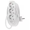 Emos P0323R Hosszabbító 3 m / 3 aljzat / fehér / PVC / 1,5 mm²