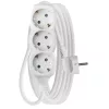 Emos P0325R  Hosszabbító 5 m / 3 aljzat / fehér / PVC / 1,5 mm²