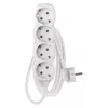 Emos P0421R Hosszabbító 1,5 m / 4 aljzat / fehér / PVC / 1,5 mm²