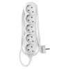 Emos P0521R Hosszabbító 1,5 m / 5 aljzat / fehér / PVC / 1,5 mm² 