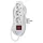 Emos P1325R Hosszabbító 5 m / 3 aljzat / kapcsolós / fehér / PVC / 1,5 mm²