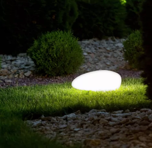 BEPER P207ILO241 RGB LED napelemes kő formájú kerti lámpa