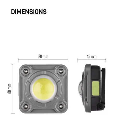 EMOS Akkumulátoros COB LED lámpa 1200lm, P4543