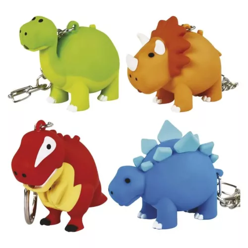 EMOS LED kulcstartó lámpa (dinoszauruszok) 24db, display box, P4711