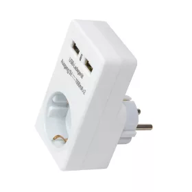   LogiLink Hálózati (AC) adapter 2xUSB töltővel (2x1A) (PA0112)