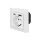 Logilink Fali aljzat, 1x CEE 7/3, 1x USB-A, 1x USB-C (PA0262)
