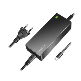   Logilink Univerzális tápegység notebookokhoz, USB-C-csatlakozó (dugasz), 100 W, fekete (PA0313)