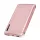 Logilink Power bank 10.000 mAh, 2x USB-A, USB-C, gyorstöltéssel, rózsaszín arany (PA0328RRF)