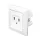 Logilink Fali aljzat, 2x USB-C, 25 W, PD, Beépítési mélység: 35 mm, fehér (PA0332)