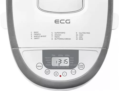 ECG PCB 82120 Kenyérsütő 1,25 kg