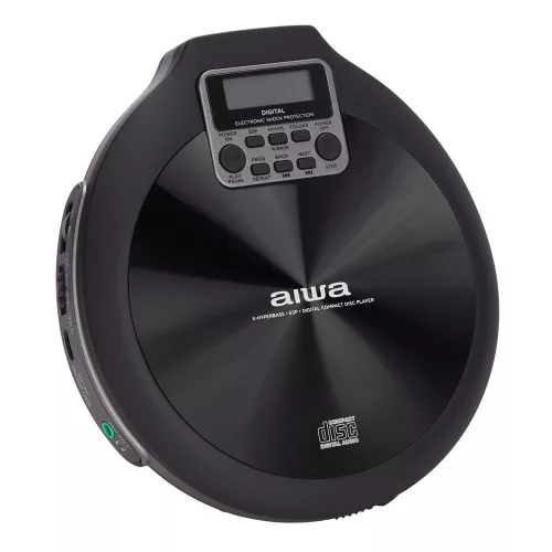 Aiwa PCD-810BK Hordozható CD-lejátszó – Klasszikus Zenehallgatás Modern Kényelemmel, fekete színben