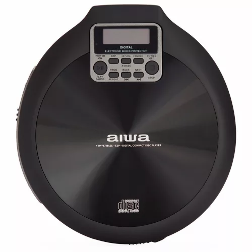 Aiwa PCP-850RD Hordozható MP3 Discman X-HyperBass és 50mp ESP védelemmel, fülhallgatóval és igényes tárolóval, piros (PCP-850RD)