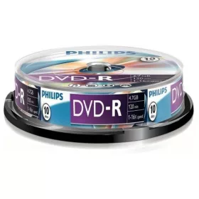 Philips DVD-R47CB 16x cake box lemez 10db/csomag (PH922524)