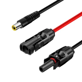   Logilink Napelemes adapter kábel, DC7909/M - 2x MC4/MF, CU, fekete/piros, 0,3 m (PHC0400)