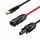 Logilink Napelemes adapter kábel, DC7909/M - 2x MC4/MF, CU, fekete/piros, 1,8 m (PHC0401)