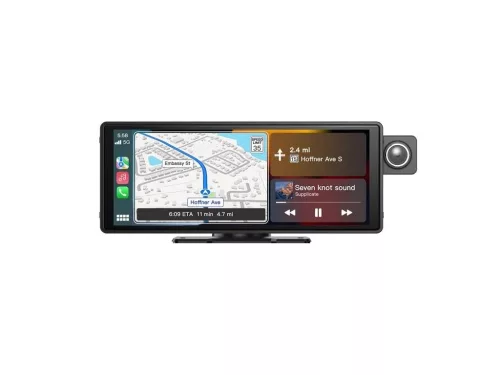 Well PLAY-CAR-EYEBALL-WL Eyeball multimédiás autós navigáció, 10,26" kijelző, Apple Carplay és Android Auto vezeték nélküli