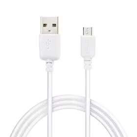   Powermax PM017539 100cm-es usb-micro usb kábel, fehér 1280223