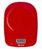 Girmi PS01 Konyhai mérleg piros színben, LCD kijelzővel, 5 kg-ig