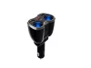 Well PSUP-CAR-MAGIC-WL Autós szivargyújtó adapter - 2 x USB és 1QC3.0  feszültségmérővel és árammérővel - fekete