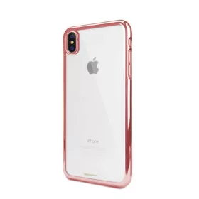   Mercury R2IPXRG iPhone X TPU Tok Fém Hatású Kerettel, Rose Gold