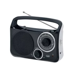   Trevi RA 762  Hordozható AM/FM rádió beépített hangszóróval, fej/fülhallgató csatlakozással