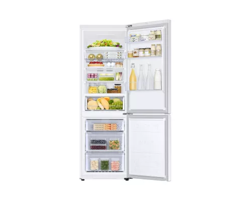 Samsung RB34C602EWW/EF Alulfagyasztós hűtőszekrény SpaceMax™ technológiával 344 L, fehér