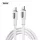 Remax Ruinay RC-C111 kábel USB-C - USB-C PD 60W 1m, fehér