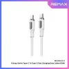 Remax Ruinay RC-C111 kábel USB-C - USB-C PD 60W 1m, fehér