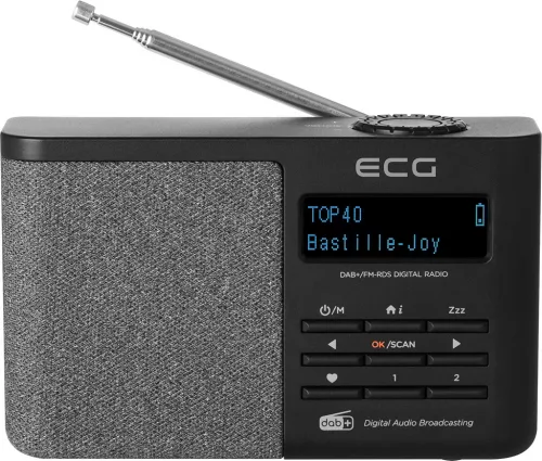 ECG RD 250 DAB Black DAB+/FM rádió