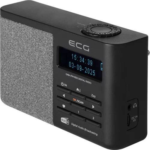 ECG RD 250 DAB Black DAB+/FM rádió