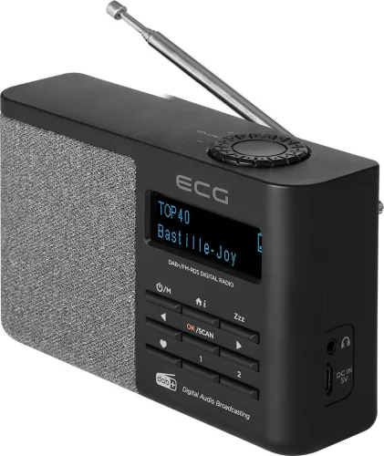 ECG RD 250 DAB Black DAB+/FM rádió
