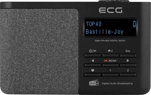 ECG RD 250 DAB Black DAB+/FM rádió