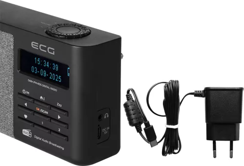 ECG RD 250 DAB Black DAB+/FM rádió