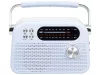 Trevi RDA 70 BR Klasszikus Retro FM/AM/SW rádió, Bluetooth-tal, USB és SD kártya bemenet, beépített akku, zöldes-kék szín (RDA70BR04)