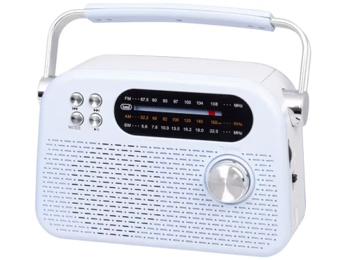 Trevi RDA 70 BR Klasszikus Retro FM/AM/SW rádió, Bluetooth-tal, USB és SD kártya bemenet, beépített akku, zöldes-kék szín (RDA70BR04)