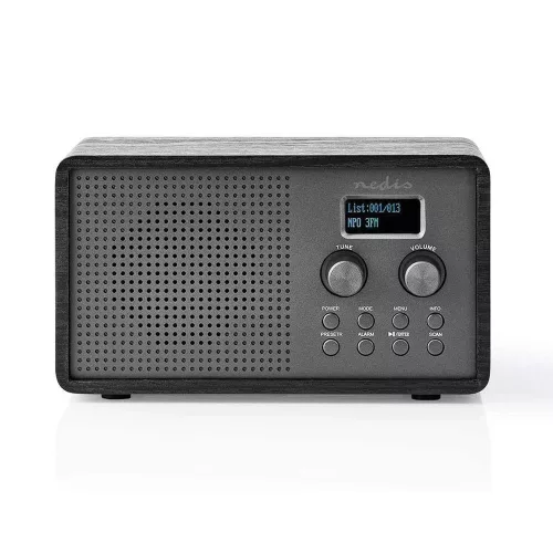 Nedis RDDB5110BK DAB/FM Asztali Rádió, 4,5W
