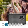 Nedis RDDB5110BK DAB/FM Asztali Rádió, 4,5W