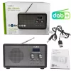 Nedis RDDB5110BK DAB/FM Asztali Rádió, 4,5W