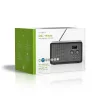 Nedis RDDB5110BK DAB/FM Asztali Rádió, 4,5W