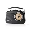 Nedis RDFM5000BK Retro asztali rádió, 4,5W