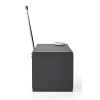 Nedis RDIN3000BK Asztali internet rádió Internet Rádió Asztali Kivitel | Bluetooth® / Wi-Fi | FM / Internet | 2.4 " | Színes Képernyő 18 W Távvezérelt App szabályozott