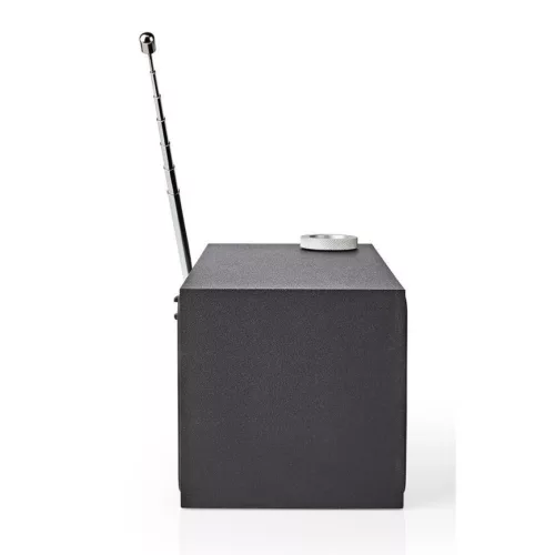Nedis RDIN3000BK Asztali internet rádió Internet Rádió Asztali Kivitel | Bluetooth® / Wi-Fi | FM / Internet | 2.4 " | Színes Képernyő 18 W Távvezérelt App szabályozott