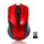 Silverline RF107R Vezetéknélküli optikai egér 1600dpi, piros, 2.4GHz