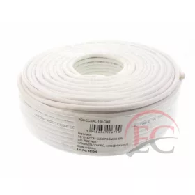   Well RG6-CCS/AL-LC-100-CHR Antenna acél vezeték-réz bevonattal, 100m