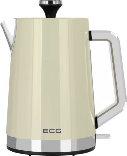 ECG RK 1766 Vintage Vanilla Elektromos vízforraló 1,7L, 2200W